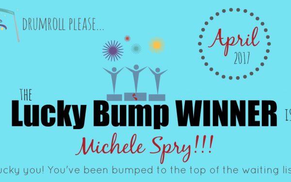 Lucky Bump Winner Michele Spry